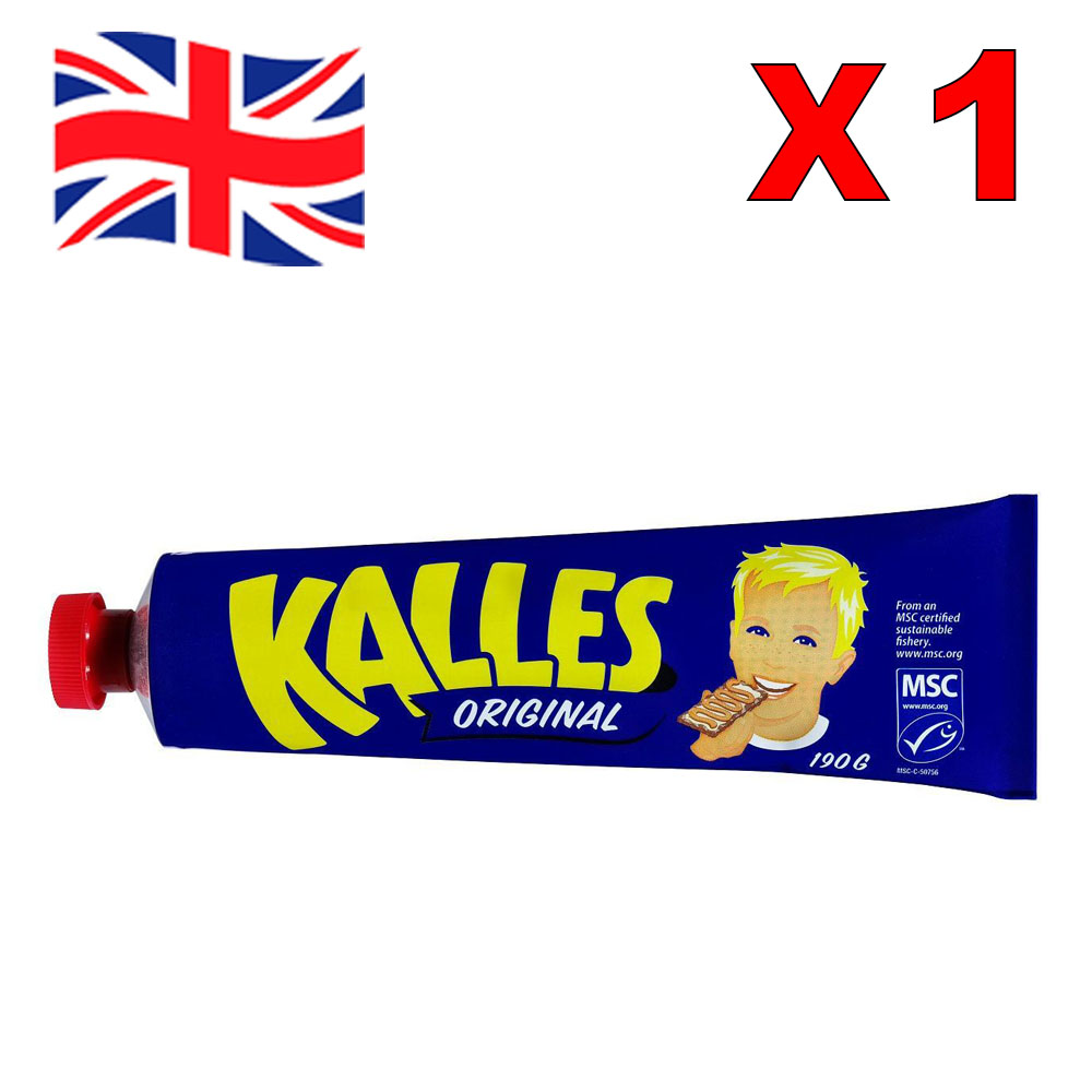 1개 190g 칼레스 캐비어 스프레드 훈제 명란젓,Kalles Kaviar Spread