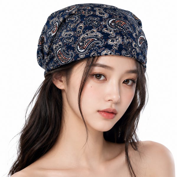 하비 페이즐리 반다나 국산 손수건 60 빅사이즈 여름 두건 머리두건 스카프 헤어터번
