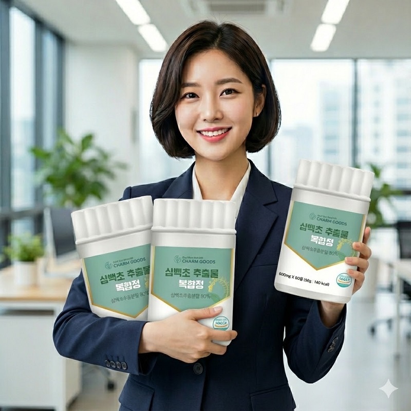 해썹 국내산 삼백초 <b>추출물</b> 60정 3개