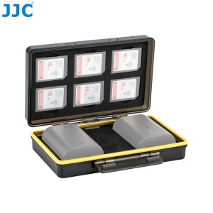 JJC 캐논 R6 R5 mark2 LP-E6 배터리 케이스 카메라 SD카드 보관함 BC-3LPE6
