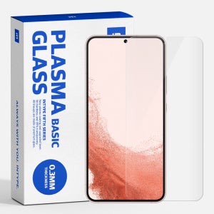 지문인식 방탄 강화유리 액정보호필름 갤럭시S22, 2매입