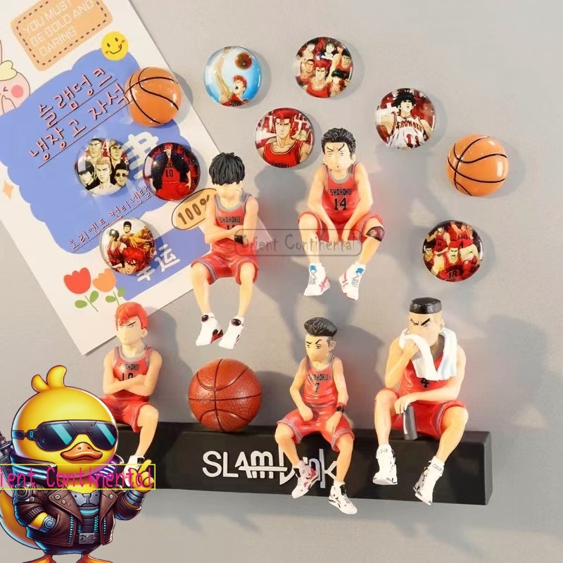 슬램덩크 마그넷 세트 소년들의 코트 위 전설 냉장고 자석 인테리어 피규어 2 종 굿즈