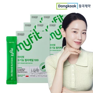 [3+3] 동국제약 마이핏 유기농 동결건조 컬리케일 100 곱슬케일 스틱 분말 가루 14포, 6개