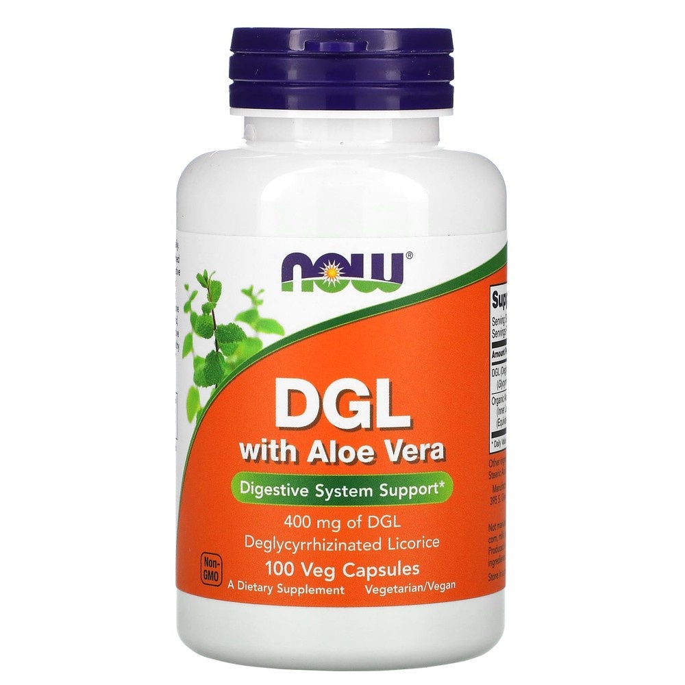 <b>나우푸드 알로에 베라</b> 함유 DGL 400mg 100베지캡슐