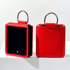 갤럭시 Z플립7 힌지보호 카드 링 가죽케이스