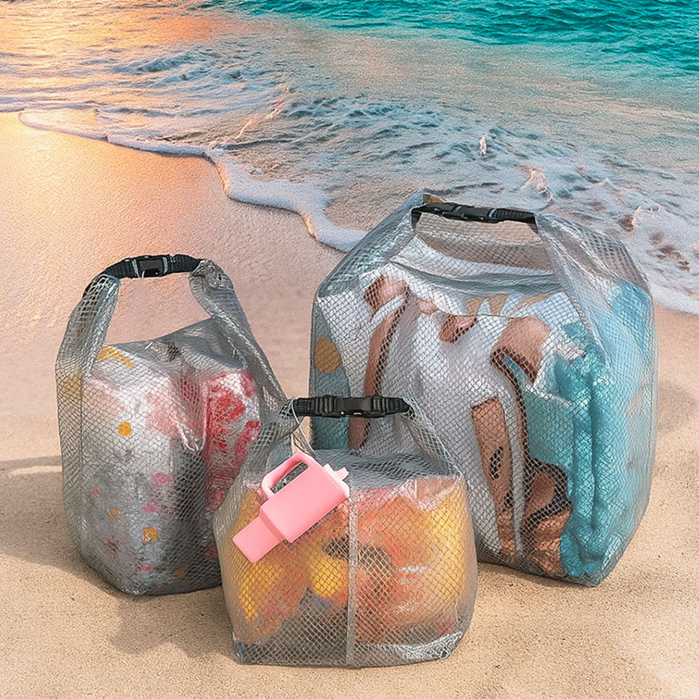 [행사] 아이데이지 수영파우치 비치 수영복 목욕 수영장 워터파크 물놀이 방수 가방 비치백