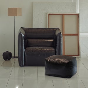 알로소 사티큐브 1인소파 가죽소파 (소프트프리모가죽)