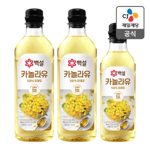 [백설 카놀라유 2+1 기획] 카놀라유 900mL 2개 + 500mL 1개