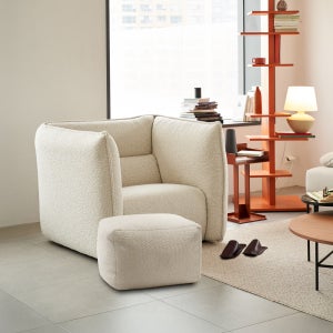 알로소 사티큐브 1인소파 패브릭소파 (부클레패브릭)