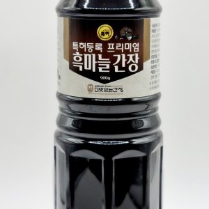 특허 프리미엄 흑마늘간장 900g 수제 저염 회 스시 불고기 안동