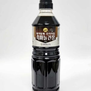 특허간장 흑마늘 간장 900g 수제 저염 회 스시 불고기 안동