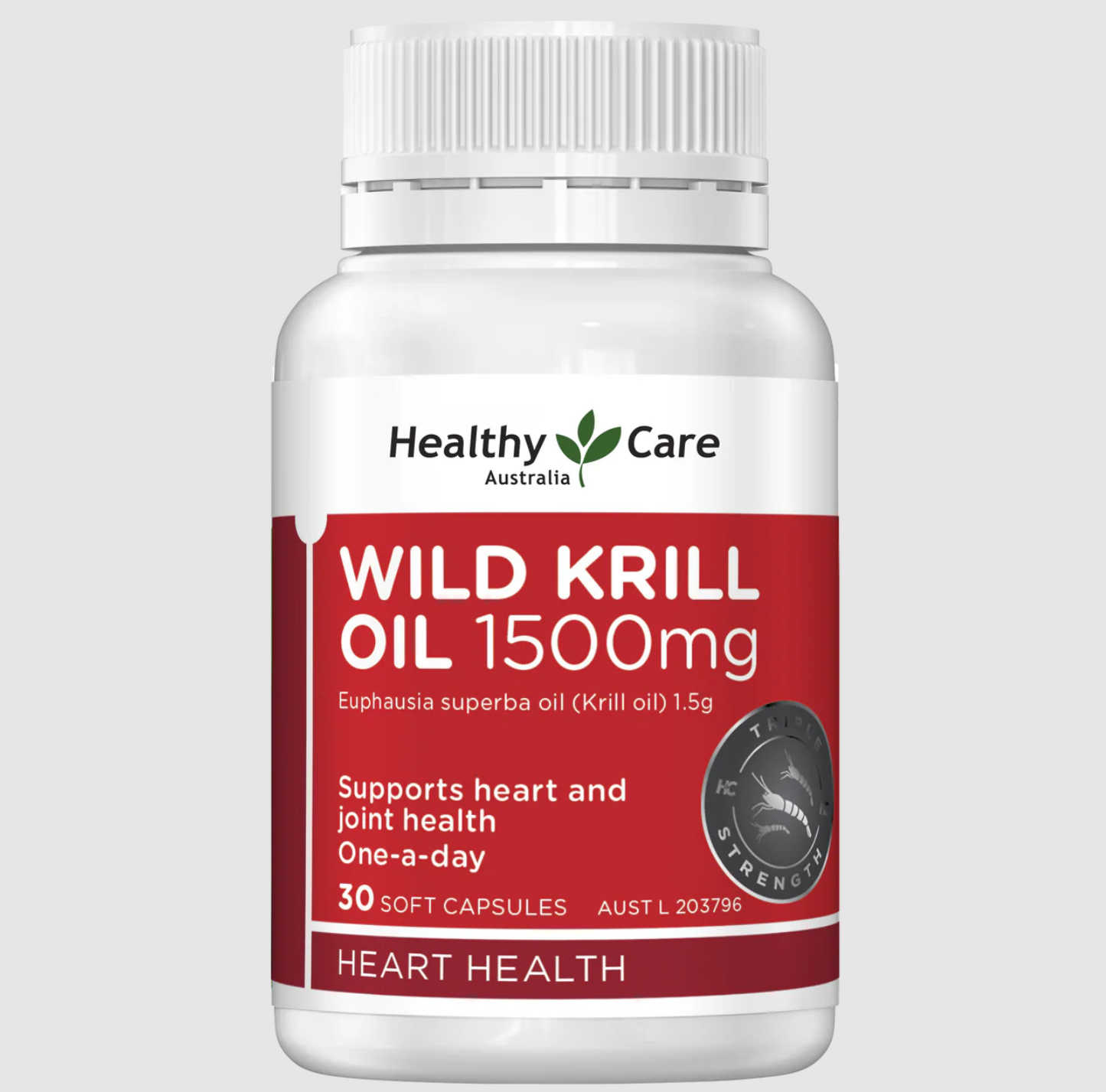 <b>헬시케어 크릴오일</b> 1500mg 30