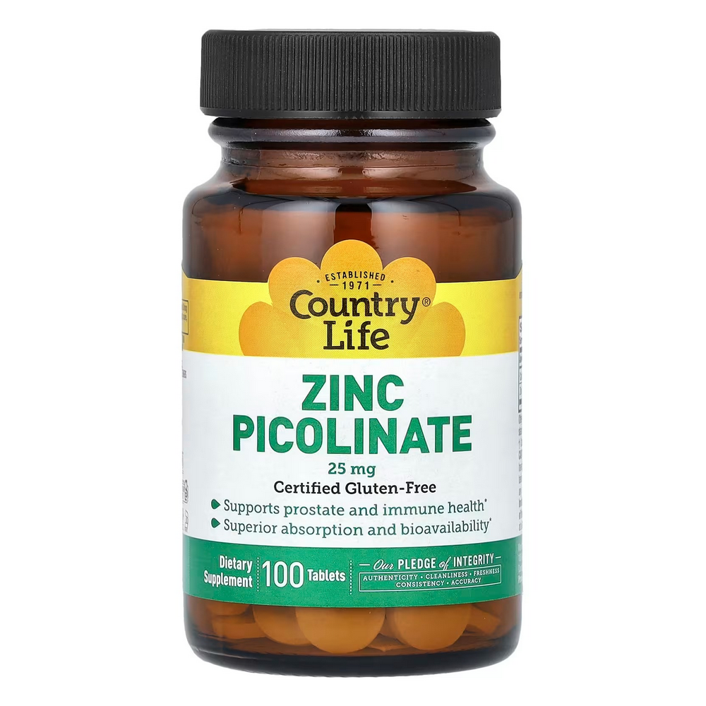 컨트리<b>라이프</b> <b>아연</b> 피콜리네이트 25mg 100타블렛