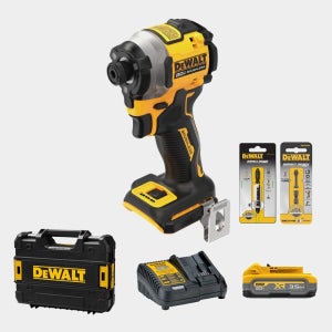 디월트 DCF850S1 충전 임팩 드라이버 숏헤드 컴팩트 20V 파워스택 3.5A 1개