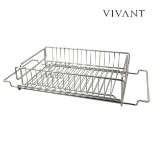 식기건조대 사각스텐바스켓 비반트 VIVANT KAS01(MS) 싱크볼 조리대 설거지그릇거치
