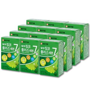 징코플러스 영양제 은행잎추출물 혈액순환 기억력 혈행 개선 30정, 12개