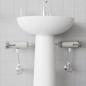 몬스터필터 수도애 세면대용 고급형 냉온수세트 대용량녹물제거필터