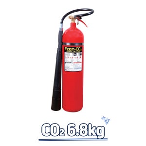 CO2 소화기 6.8kg 핌코리아 15LBS 이산화탄소 가스소화기 산업용 유류화재 전기화재