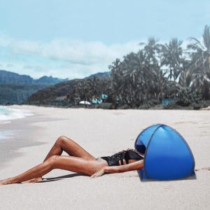 자외선차단 얼굴용 미니 휴대 텐트 햇빛가리개 여행 캠핑용