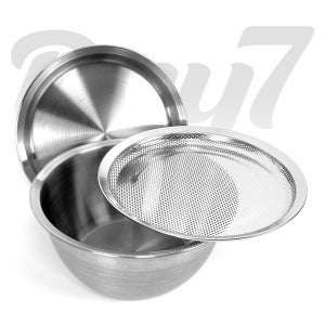 데이세븐 믹싱볼 트레이 채반 3종 세트 과일 채소 쌀 세척 씻는볼