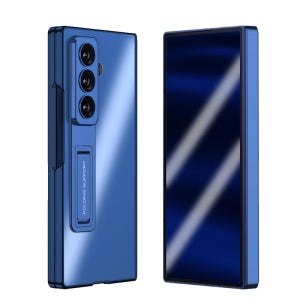 엘라딕 갤럭시 힌지보호 케이스 마그네틱 풀커버 킥스탠드 쉐도우블루, 갤럭시Z 폴드7