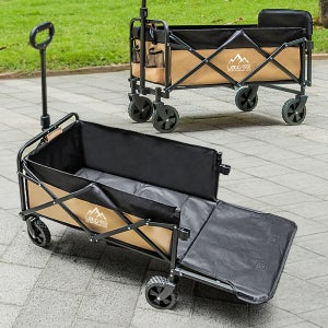 레토 접이식 캠핑웨건 카트 백도어 오픈형 LCP-W02
