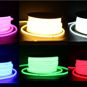 퍼스트 LED 팝네온 간접조명 네온플렉스 줄조명 50M 녹색