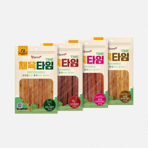 헬로도기 강아지간식 참좋은간식 채육타임 100g 4종 콤보