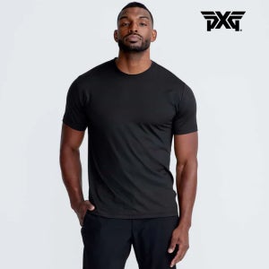 PXG 골프 25SS 남성 프리미엄 반팔 라운드 티셔츠 CM-ME24ATT1-01 MT