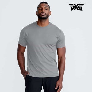 PXG 골프 25SS 남성 프리미엄 반팔 라운드 티셔츠 CM-ME24ATT1-01 MT