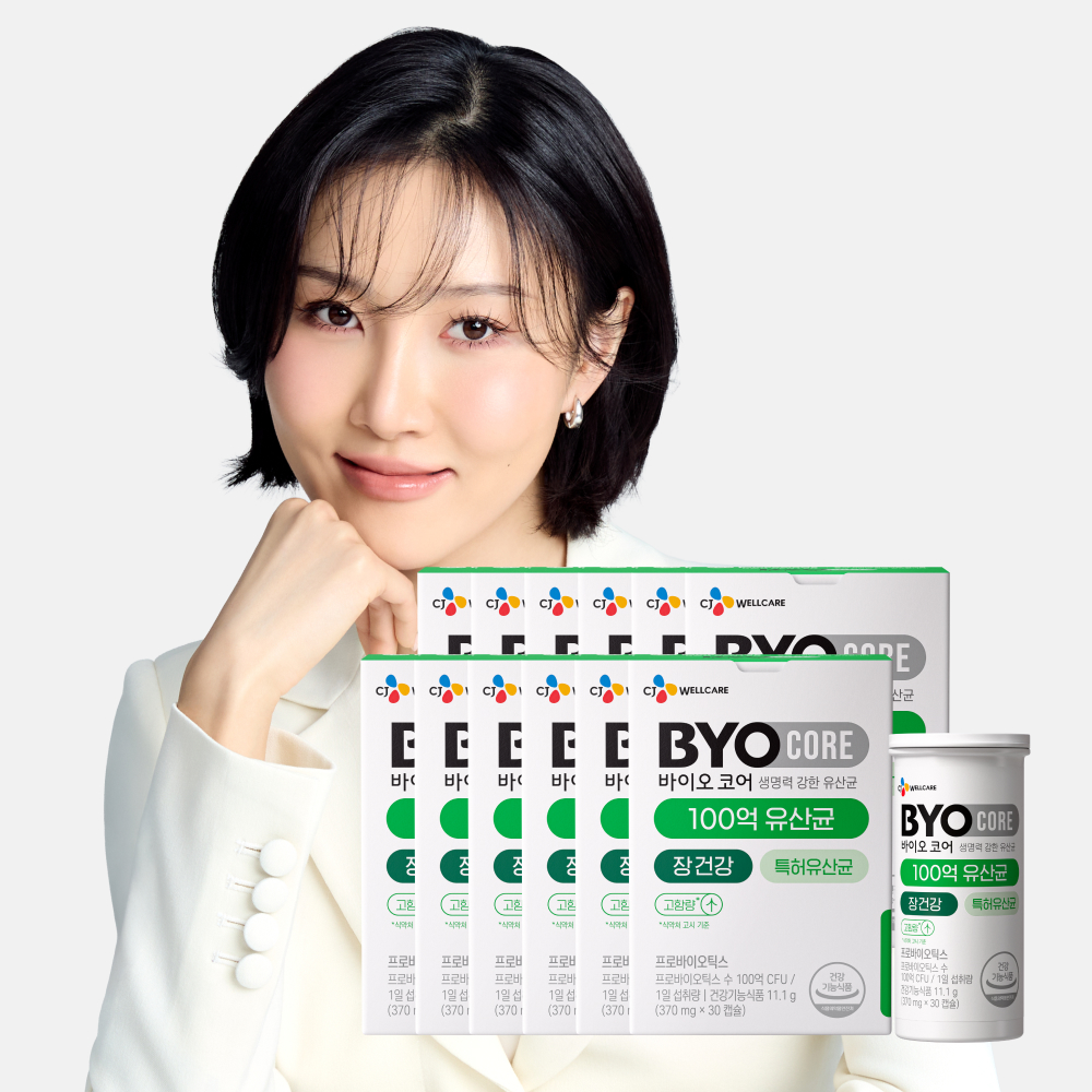 CJ 바이오코어 건강한 생유산균 100억 보장 고함량유산균 캡슐형 30캡슐, 10개