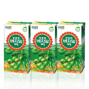 정식품 두유 베지밀 비 달콤한비, 190ml, 96개