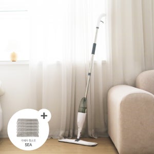 이라이프 초경량 스프레이 밀대 밀대걸레 청소기 + 청소포 5p