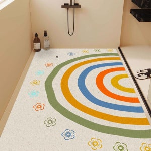 미끄럼방지 물빠짐 코일매트 대형 욕실매트 모던 바닥 연기와 구름이 사라짐 04