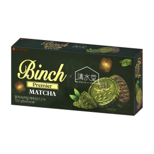 롯데 빈츠 말차 102g 12P [청수당콜라보]