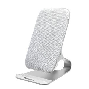 르메이어 무선 충전기 듀얼 코일 20W 초고속 스탠드 거치대 화이트