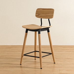 보르센 홈바의자 카페 높은 아일랜드식탁 의자 목재 철제 바체어 바스툴