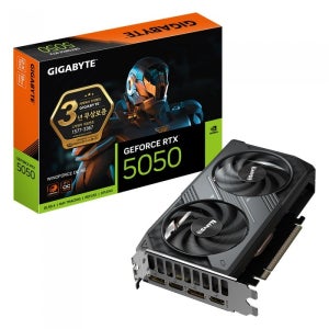 GIGABYTE 지포스 RTX 5050 WINDFORCE OC D6 8GB 제이씨현/ 그래픽카드 / M