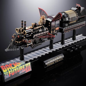 반다이 백 투 더 퓨처 40주년 기념 PART3 초합금 TIME TRAIN