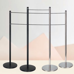 (국산) 미니차단봉 스텐 80cm 심플차단봉 가이드라인 안전봉