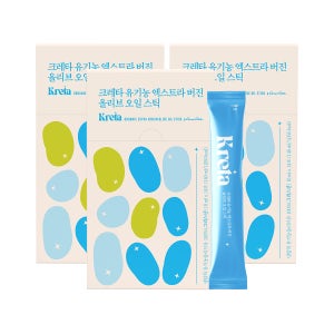 바로출고 산도 0.08 그리스 크레타 유기농 엑스트라버진 올리브오일 스틱 140ml, 3개