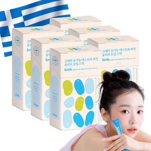 바로출고 산도 0.08 그리스 크레타 유기농 엑스트라버진 올리브오일 스틱 140ml, 6개