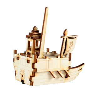 영공방 목공 DIY 직접 만드는 쉬운 조립 키트 달려라 시리즈 아기 판옥선 미니카 장난감