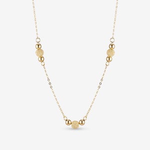 [Pick]18k 샌드앤미러 볼 목걸이