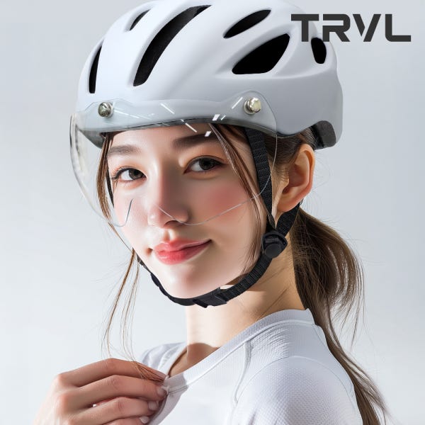 트레벨로 비젠트 변색 고글 자전거헬멧 주야간겸용 아시안핏 안경착용가능