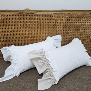 드망쉬오브 레이어드 린넨 쿠션 30x50 (솜 포함 옵션)