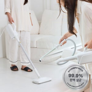 핸디 고온 스팀청소기 핸드 침구 살균 고압 스팀기 가벼운 물통분리 스팀분사기 거치대포함