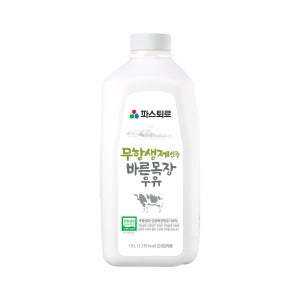 파스퇴르 저온살균 무항생제 바른목장 냉장우유 1.8L, 1개