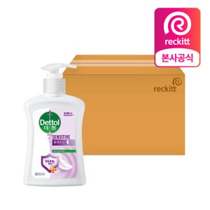 데톨 항균 핸드워시 센서티브, 250ml, 12개