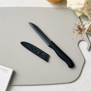 [모던하우스] 색 배임 없는 세라믹 칼집 과도 3.5cm 올블랙